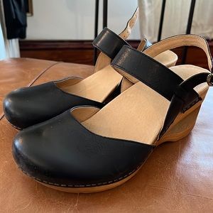 Dansko black clogs
